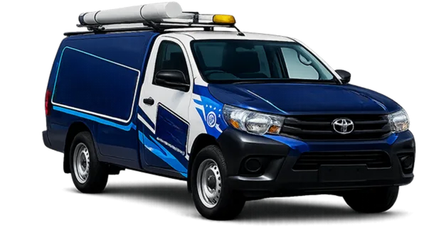 Our drain service van out on a Elizabeth Bay job