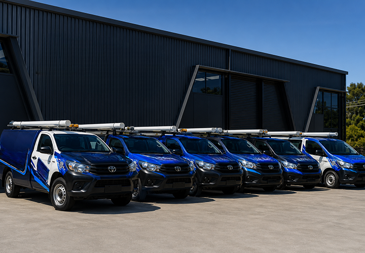 Fleet of Elizabeth Bay Blocked Drains plumbing vans