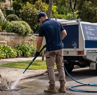 Treating a smelly drain at a Elizabeth Bay home